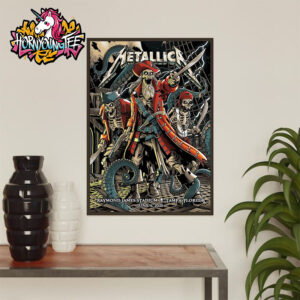 Metallica M72 Tampa Poster Night 1 At Raymond James Stadium On June 6 2025 In Tampa Florida Poster Home Decor Canvas