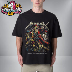 Metallica M72 Tampa Poster Night 1 At Raymond James Stadium On June 6 2025 In Tampa Florida Unisex T-Shirt