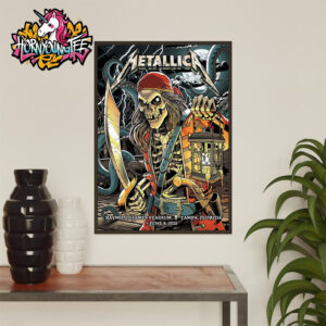 Metallica M72 Tampa Poster Night 2 At Raymond James Stadium On June 8 2025 In Tampa Florida Poster Home Decor Canvas