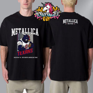 Metallica x Houston Texans M72 Houston North American Tour 2025 At NRG Stadium June 14 2025 Houston TX Unisex T-Shirt Two Sides