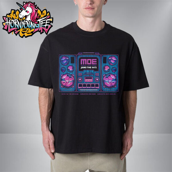 Moe The Band Charleston Poster At Charleston Pour House On June 18-19 2025 In Charleston SC Jam The 90s Unisex T-Shirt