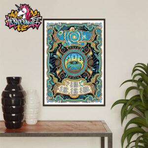 Moe The Band Circle Of Giants Summer 2025 Tour Poster Schedule Tour Dates Poster Home Decor Canvas