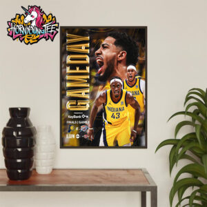 NBA Finals 2025 Game Day Indiana Pacers Vs OKC Thunder Poster Home Decor Canvas