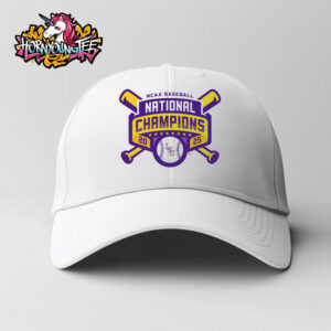 NCAA Baseball National Champions 2025 LSU Tigers Logo The Champion Hat Cap