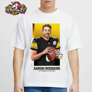NFL Aaron Rodgers Pittsburgh Steelers Player Art Work Design Unisex T-Shirt