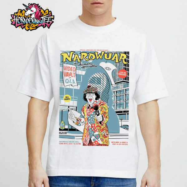 Nardwuar The Human Serviette At Avondale Music Hall On June 19 2025 Unisex T-Shirt