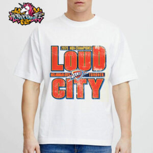 OKC Thunder 2024-25 NBA Champions Loud City Unisex T-Shirt