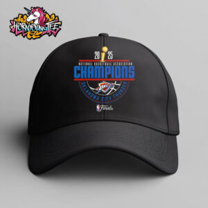 OKC Thunder 2025 NBA Champions National Basketball Association Arch Black Hat Cap