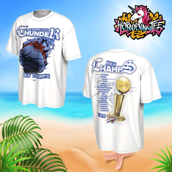 OKC Thunder 2025 NBA Champions Nike Parade Unisex T-Shirt