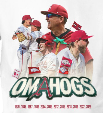 Omahogs Arkansas 2025 Razorbacks Baseball 1979 2025