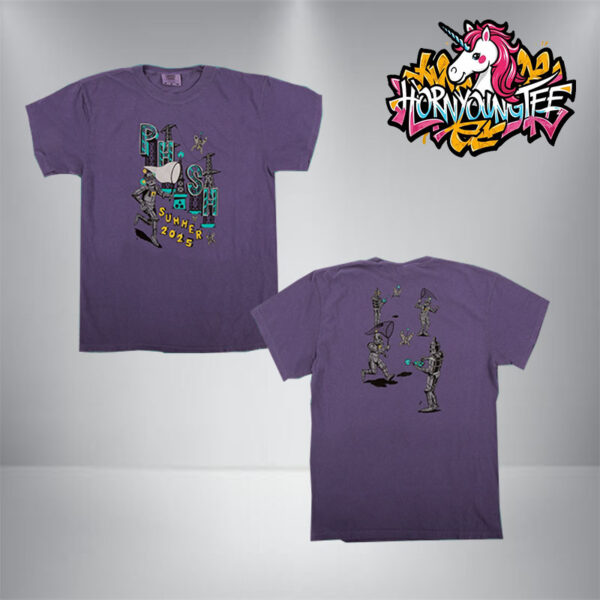 Phish Band Merchandise Tee Summer Tour 2025 Unisex T-Shirt Two Sides