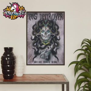 Pig Destroyer Poster Tonight At 191 Toole On June 7 2025 Tucson Arizona Poster Home Decor Canvas