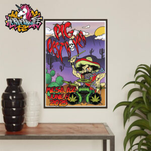 Pig Destroyer Poster Tonight In Mesa Arizona On June 8 2025 Poster Home Decor Canvas