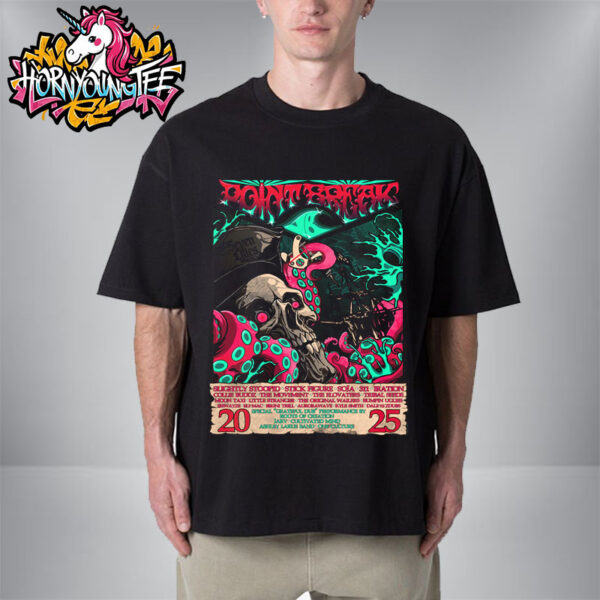 Point Break Festival 2025 Seven Cities Tattoo Co Poster Line Up Unisex T-Shirt