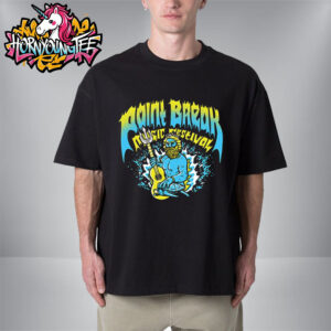 Point Break Music Festival 2025 Merchandise In Virginia Beach Poseidon Art Unisex T-Shirt