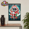 Celebrates London Knights Champions Memorial Champion Cup 2025 Poster Home Decor Canvas