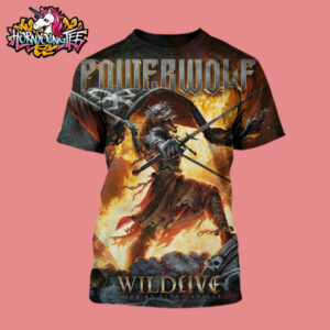 Powerwolf Band Poster Wildlive Live At Olympiahalle In Munich On March 6 2026 All Over Print Shirt