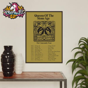 Queen Of The Stone Age The Catacombs Tour 2025 Schedule Cities Tour Dates Poster Home Decor Canvas