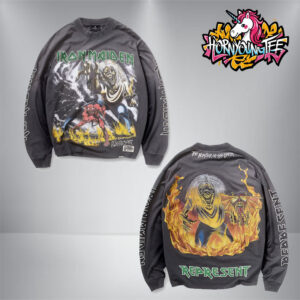 Represent x Iron Maiden Merchandise Celebrating 50 Years Anniversary Number Of The Beast Long Sleeve