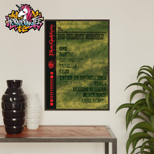 Richy Mitch And The Coal Miners New Album No Silent Monks On July 18 2025 Poster Home Decor Canvas