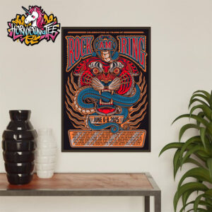Rock Am Ring Celebrating 40 Years Of Rock Am Ring Show On June 6-8 2025 Poster Home Decor Canvas
