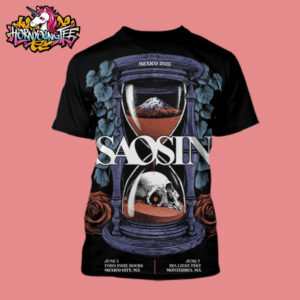 Saosin Band Poster Mexico 2025 Tour 2 Show On June 5-7 2025 In Mexico City And Monterrey All Over Print Shirt