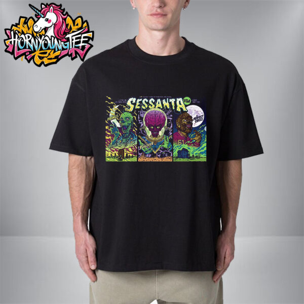 Sessanta V2.0 Poster Show At Xcel Energy Center On June 1 2025 Exclusive Merchandise Unisex T-Shirt