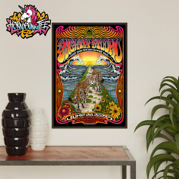 Slightly Stoopid Step Into The Sun Summer Tour On June 26 2025 In Jacksonville FL Poster Home Decor Canvas