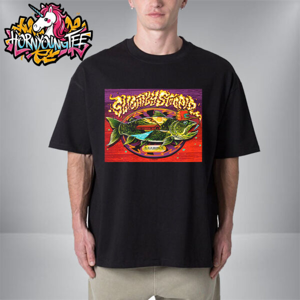 Slightly Stoopid Venue Poster At Bank Of New Hampshire Pavillion Summer Tour Week 2 On June 19 2025 In Gilford NH Unisex T-Shirt