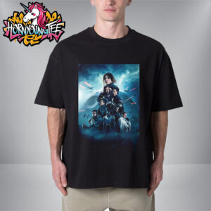 Star Wars Rogue One Poster Textless Gareth Edwards Felicity Jones Mendelsohn Unisex T-Shirt