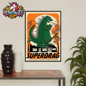 Superdrag Destination Weekend Shows At The Troubadour On June 20-21 2025 Los Angeles Poster Home Decor Canvas