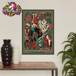 The Black Keys Live At The William Randolph Hearst Greek Theatre On June 1 2025 In Berkeley No Rain No Flowers Tour 2025 Poster Home Decor Canvas