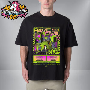 The Caverns Poster Rave Cave On November 14-15 2025 In Grundy County TN Unisex T-Shirt