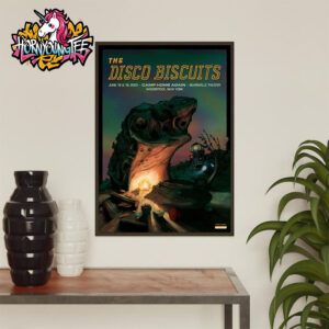The Disco Biscuits Camp Home Again On June 18-19 2025 At Bearsville Theater In Woodstock NY Poster Home Decor Canvas