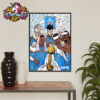 Celebrates OKC Thunder The Champions Oklahoma City Thunder 2024-25 NBA Champions Finals Poster Home Decor Canvas