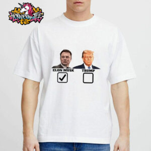 Trump vs Elon Musk Support Elon Anti Trump Unisex T-Shirt