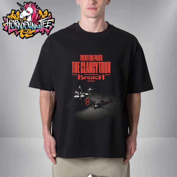 Twenty One Pilots The Clancy Tour Breach 2025 Official Poster Unisex T-Shirt