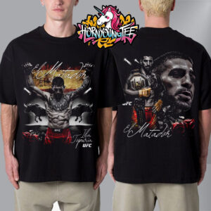 UFC 317 Ilia Topuria El Matador Bull Fight Boxy Unisex T-Shirt Two Sides