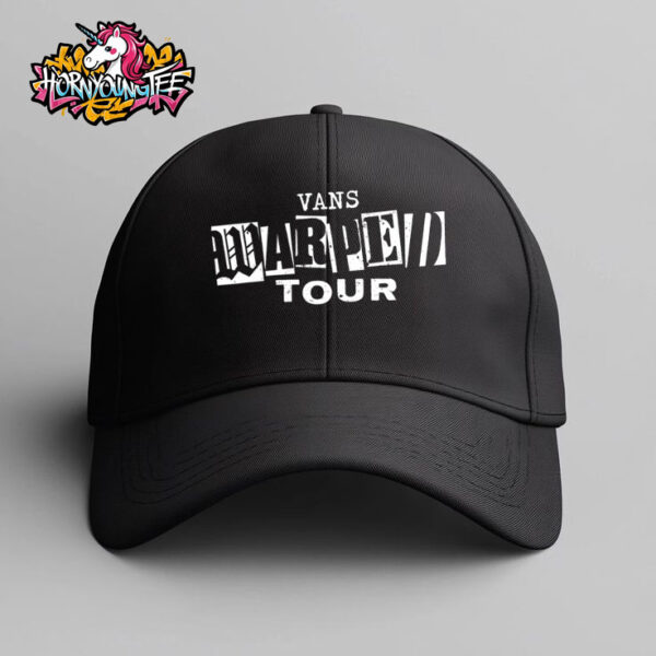 Vans Warped Tour 2026 Punk Black Trucker Black Hat Cap