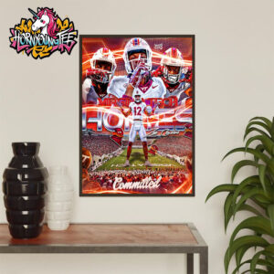 Virginia Tech Hokies Zae Cleveland Committed Poster Home Decor Canvas