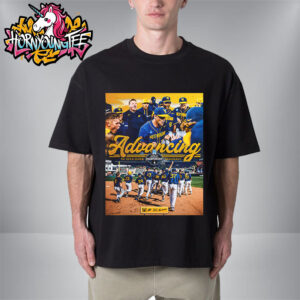 WVU Baseball Advancing To NCAA Super Regionals 2025 DI Baseball Championship Unisex T-Shirt