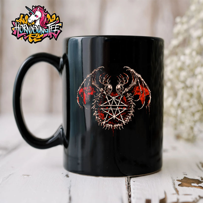 Whitechapel Band New Merch Tee For Album Hymns In Dissonance Sepulcher Faded Black Mug Cup Whitechapel Band New Merch Tee For Album Hymns In Dissonance Sepulcher Faded Black Mug Cup