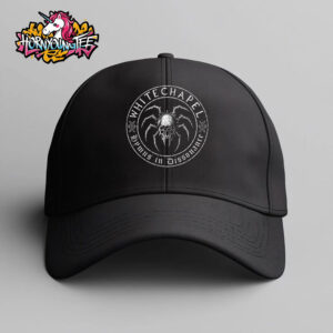 Whitechapel Band New Merch Tee For Album Hymns In Dissonance Spider Skull Black Hat Cap
