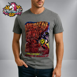 Widespread Panic Red Rocks Merchandise Tee 3 Shows On June 27-29 2025 At Red Rocks Amphitheatre In Morrison Unisex T-Shirt