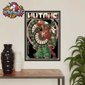 Wu Tang Clan In San Diego California 2025 Poster Show At Pechanga Arena On June 21 2025 Poster Home Decor Canvas