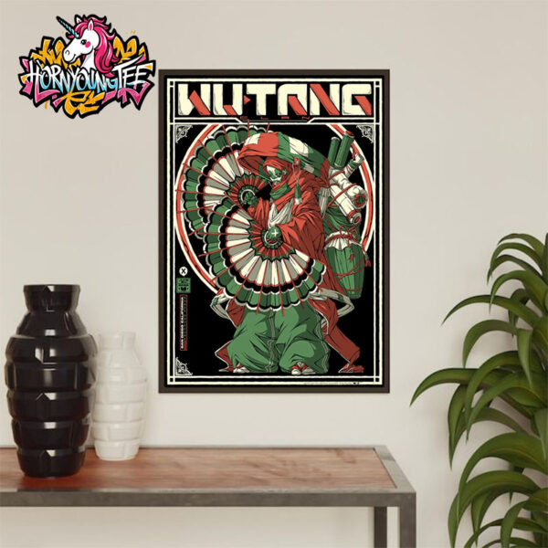 Wu Tang Clan In San Diego California 2025 Poster Show At Pechanga Arena On June 21 2025 Poster Home Decor Canvas