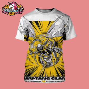 Wu Tang Clan Limited Venue Poster Atlanta At State Farm Arena On June 11 2025 In Atlanta GA All Over Print Shirt