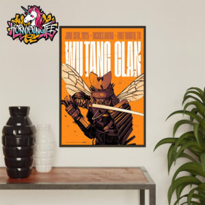 Wu Tang Clan Run The Jewels At Dickies Arena On June 13 2025 In Fort Worth TX Poster Home Decor Canvas