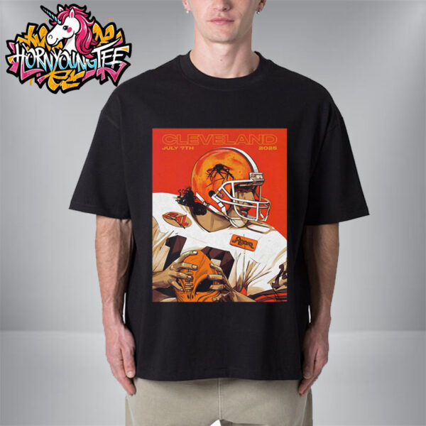 311 Band Cleveland Merch Poster At Agora Theatre On July 7 2025 In Cleveland Unisex T-Shirt