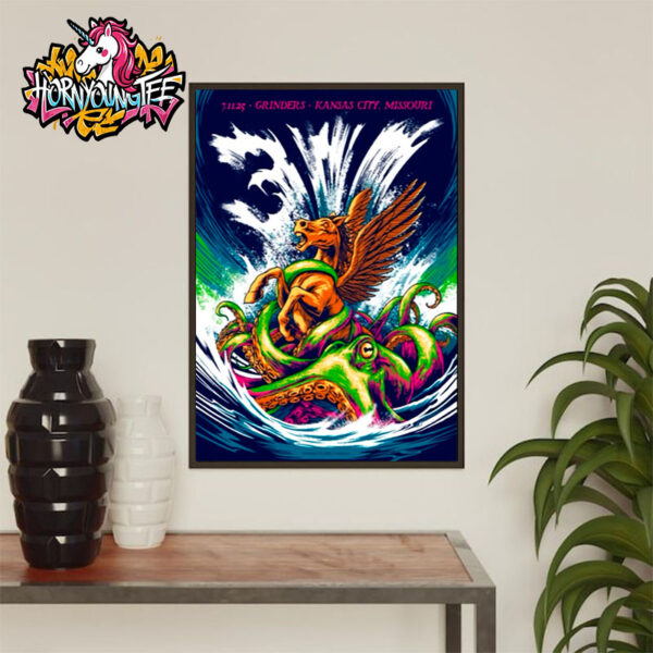 311 Band Kansas City Merch Tee At Grinders Kansas City On July 11 2025 Missouri Poster Home Decor Canvas
